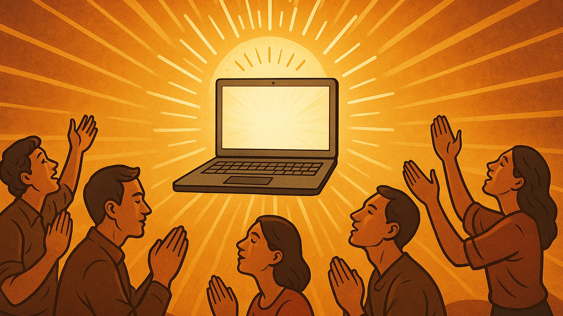 Взлет веры в технологии — когда чат-боты играют в Бога